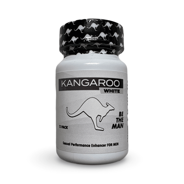 Kangaroo White Extra Strong 4000 mg – 12 Ct Bottle | Herbal Vitality & Energy Support