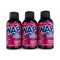 WAP Shot 3000mg Herbal Drink for Women, 3 x 2 oz bottles, designed for stamina and vitality.