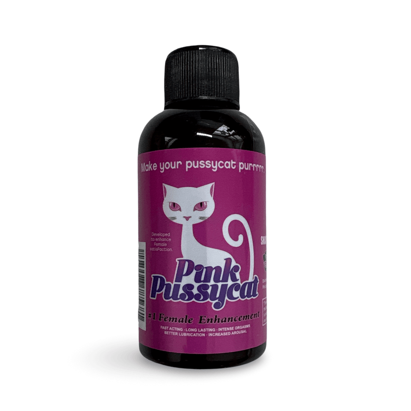 Pink Pussycat Shot 2oz – Female Vitality & Energy Support (12 Bottle Display)