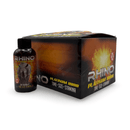 Rhino Platinum 8000 Liquid Shot - 12 bottles for enhanced male performance, size, and stamina, featuring a powerful formula.
