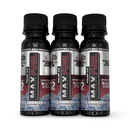 MaxFuel Polar Ice Male Enhancement Shooter - Wild Berry Ice flavor, 3 bottles for increased stamina and performance.