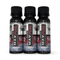 MaxFuel Polar Ice Male Enhancement Shooter - Wild Berry Ice flavor, 3 bottles for increased stamina and performance.