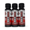 MaxFuel RedHot Cinnamon Vitality Shooter, 3 x 3 fl oz bottles for energy and stamina support.