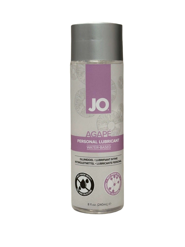 JO Agape 8 Oz water-based lubricant for sensitive skin