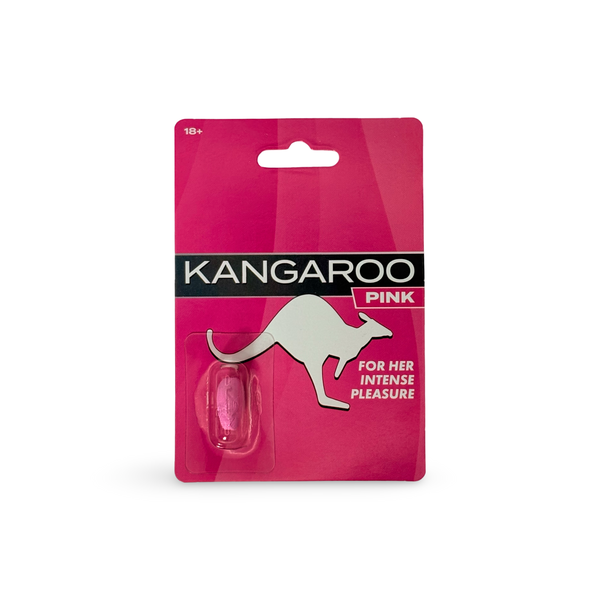 Kangaroo For Her Pink 1 Capsule Pack, women's herbal supplement for stamina and energy support.