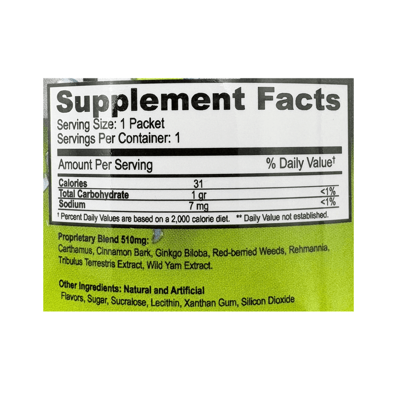 MaxFuel Lemon Lime Drink Mix – 24 Stick Packs | Caffeine-Free Men’s Vitality Support