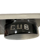 Adjustable Spartacus SM Collar with "CUB" lettering for BDSM roleplay, made from durable faux leather.