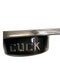 Spartacus SM Collar in black leather with "Cuck" lettering, featuring adjustable design for BDSM play.