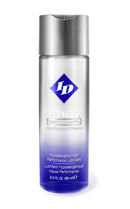 ID Free 2.2 Fl Oz Water Based Lubricant bottle with hypoallergenic formula and clean label.