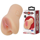Pretty Love Elena Vagina Shaped Masturbator Light, realistic lifelike stroker with soft skin texture.