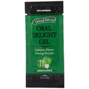 Goodhead Oral Delight Gel Green Apple 0.24 Oz Bulk single use packet with green apple flavor for oral play.