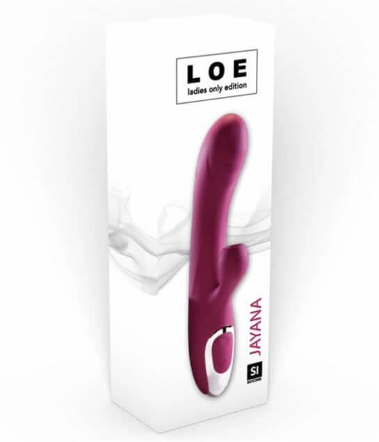 LOE JAYANA RABBIT VIBRATOR W/ CLITORAL SUCTION-2