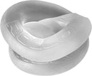 Perfect Fit Rocco 3-Way XL Wrap Cock Ring Clear, a stretchy adjustable cock ring for customized fit.