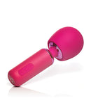 JimmyJane Exona Body Wand Massager in vibrant pink with ergonomic design and intuitive controls.