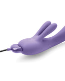 Je Joue FiFi 2 Rabbit Vibrator Purple showing soft velvety design and flexible clitoral-hugging ears.