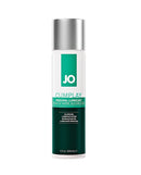 JO Cum Play Fragrance Free Hybrid Lubricant 4 oz in a sleek bottle for immersive pleasure and realistic sensation.