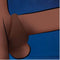 JOCK SILICONE COCK & BLL RING DARK-0