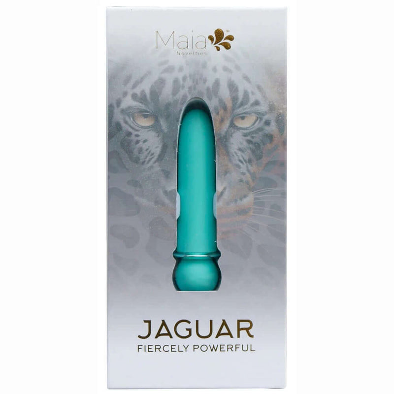 JAGUAR Powerful Bullet Vibrator Blue Rechargeable in Packaging - 10 Vibration Levels