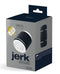 VEDO Jerk Masturbation Sleeve packaging in black, showcasing compact open-ended design for men.