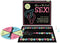Glow-in-the-Dark SEX! board game for couples, featuring playful actions and two game modes—lit or dark.