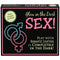 Glow-in-the-Dark SEX! Board Game box featuring romantic lighting or play completely in the dark, two games in one.