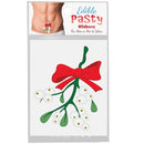 Kheper Games Big Mistletoe Edible Pasties packaging featuring wildberry-flavored pasty shaped like mistletoe.