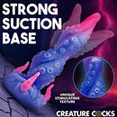 Creature Cocks Krakenar Tentacle Silicone Dildo with strong suction base and unique stimulating texture.