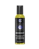 Kama Sutra Celestial Pheromone Massage Oil Midnight 2 oz bottle with warm fragrance and silky texture.