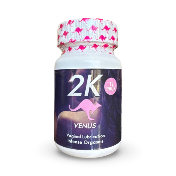 2K Kangaroo Pink Venus For Her Sexual Vaginal Lubrication 12 Pills Bottle