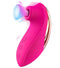 Kiss Mini Vibe in pink with powerful suction and pulsation features for intense pleasure and satisfaction.