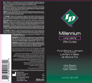 ID Millennium Silicone Lubricant 4.4 Oz packaging, featuring long-lasting, ultra slippery formula for enhanced comfort.