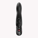 Fun Factory Bi Stronic Arc Vibrator Black - advanced dual stimulation vibrator featuring self-thrusting and steady vibration.