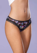 HAZY DAYZ PANTY W/ OPEN BACK MUSHROOM S/M-0
