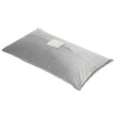 Liberator Humphrey Sex Toy Mount Microvelvet Grey, a soft grey pillow designed for hands-free adult play.