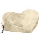 Liberator Heart Wedge Ibiza Collection Natural heart-shaped positioning pillow in soft natural tone.