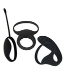 Lamourose Paramour Silicone Bullet Cradles Black set of three silicone cradles for versatile pleasure experiences.