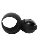 Lamourose Black Diamonds Leo Penis Vibrator Brown/Black, a sleek black gentleman's stimulator for enhanced pleasure.