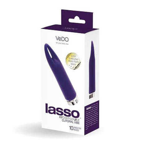 VEDO LASSO BULLET VIBE RECHARGEABLE PURPLE-3
