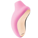 Lelo Sona Cruise Sonic Clitoral Massager Pink side view showing smooth design and colors.