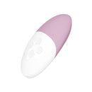 Lelo Siri 3 Sound Activated Clitoral Vibrator Soft Pink with buttons for music-responsive pleasure.