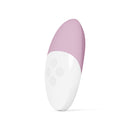 Lelo Siri 3 Sound Activated Clitoral Vibrator Soft Pink in a sleek design, showcasing its user-friendly buttons.