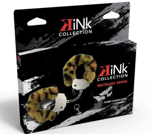 KINK COLLECTION FURRY HANDCUFF LEOPARD-0