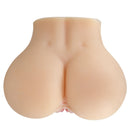 Mila Realistic Vagina and Ass Vibrating Masturbator Light featuring lifelike vagina and anus for pleasurable use.