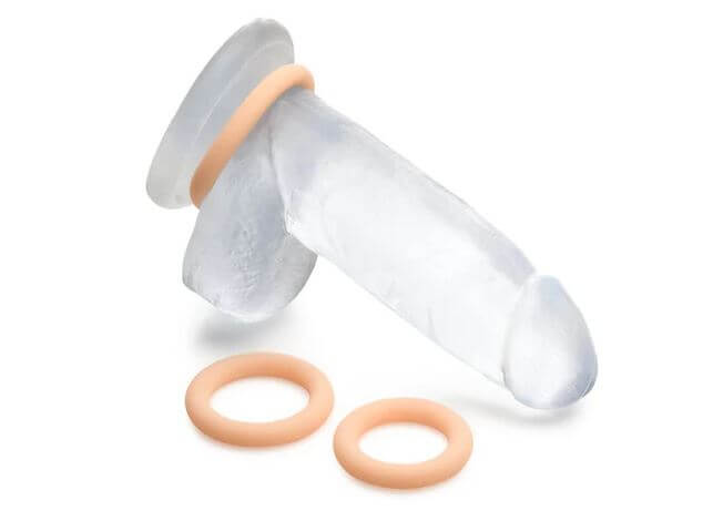 JOCK Discreet Silicone Cock Ring Set - Light