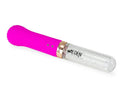 Petites Sparkle Lil Tempo Glass Vibrator in vibrant pink with luxurious glass design for intimate pleasure.