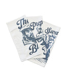 Cleanie Genie Seamen Rags Novelty Cum Rag Set featuring humorous designs on three rags.