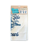 Cleanie Genie Seamen Rags Novelty Cum Rag Set packaging featuring humorous design and cheeky text.