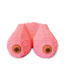 Cock Blocks Rack and Stack Kit 3382 Piece Puzzle showcasing a bold, cheeky design of stacked colorful pieces.