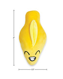 Little Genie Bag of Cunts Novelty Pillow Set Multi Color yellow vulva-shaped plush pillow, 6" tall, 3.5" wide.