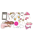 Little Genie Wild Wild West Photo Prop Set featuring adult-themed western props for fun photo moments.